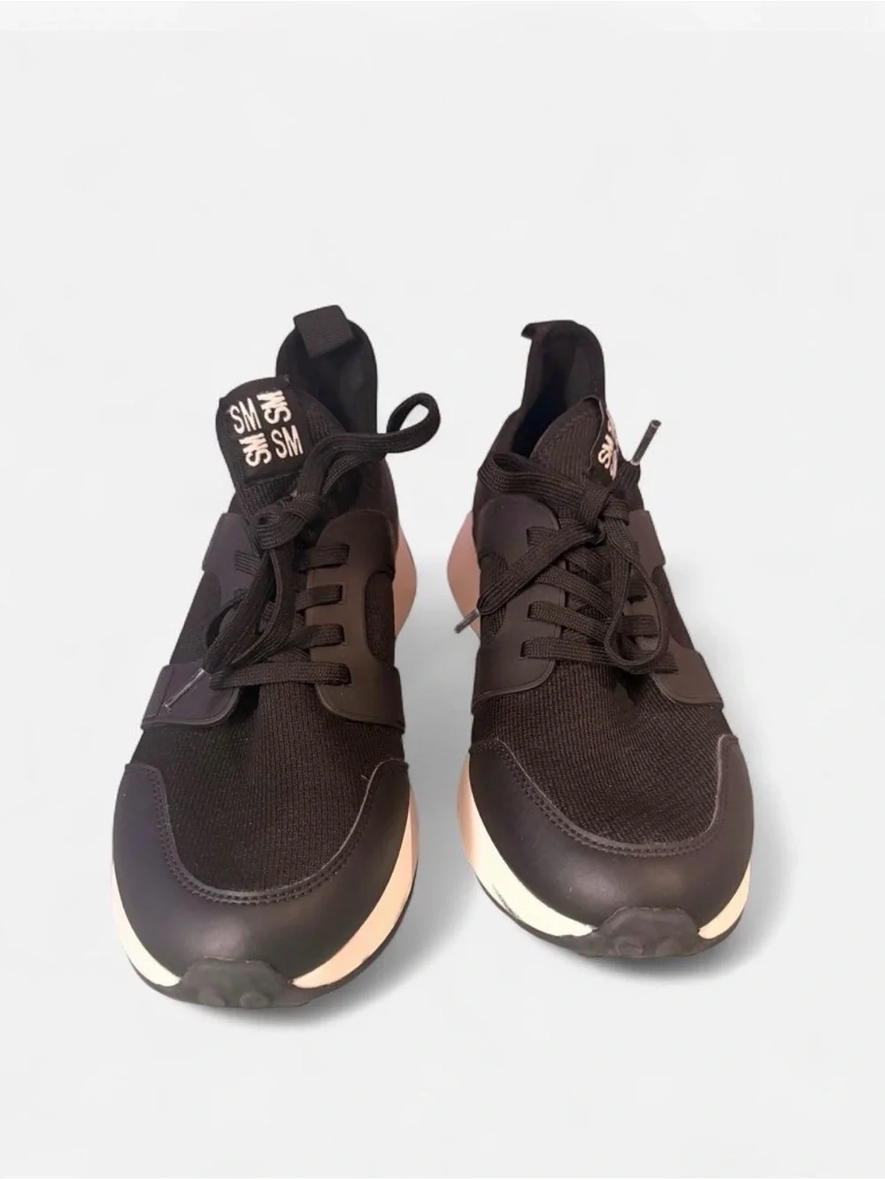 Men's Black and white Athletic Sneakers - Stylish Everyday Comfort